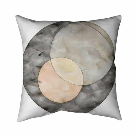 BEGIN HOME DECOR 20 x 20 in. Interlocking-Double Sided Print Indoor Pillow 5541-2020-AB99